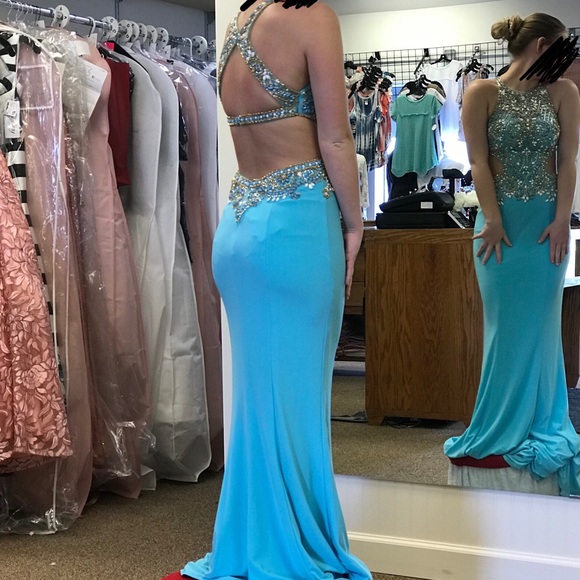 Designer Tiffany Prom Dress - Picture 2 of 6